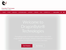Tablet Screenshot of dragonbyte-tech.com